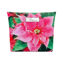 Load image into Gallery viewer, Poinsettias Cotton Pouch Bag
