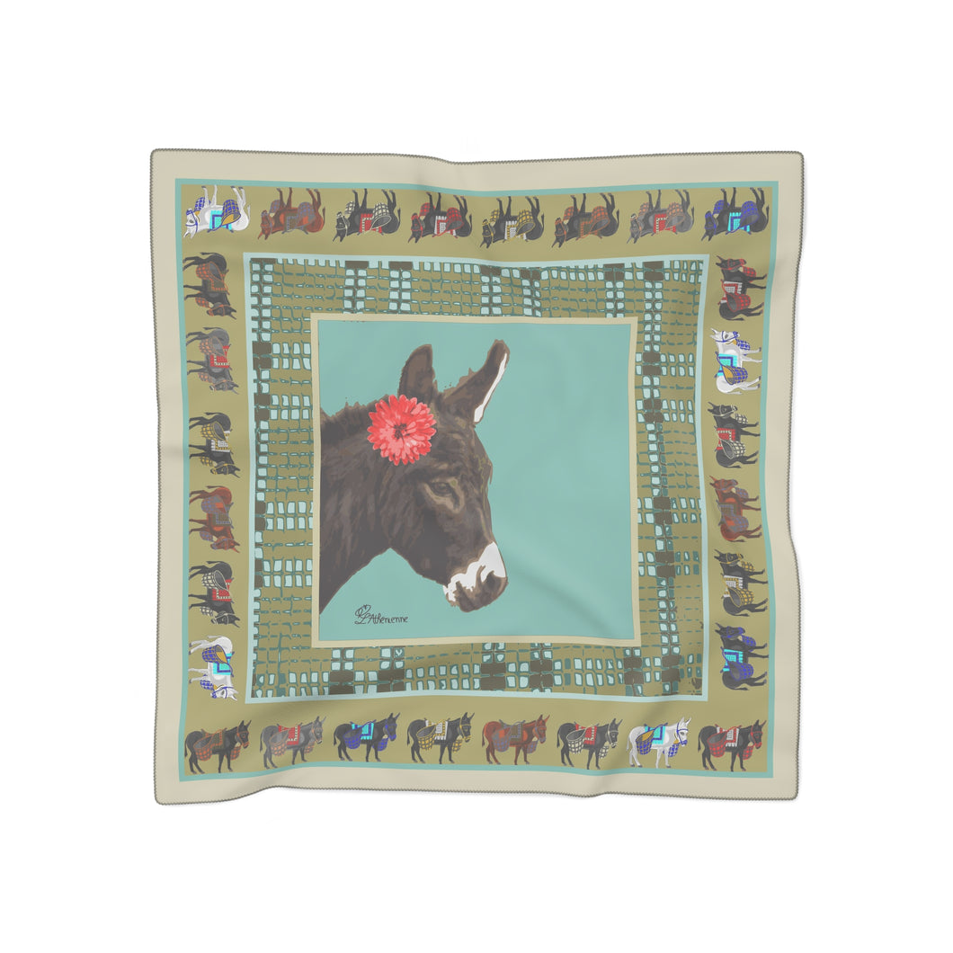 Donkeys Poly Scarf