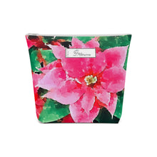 Load image into Gallery viewer, Poinsettias Cotton Pouch Bag
