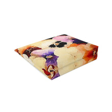 Load image into Gallery viewer, Pansies Cotton Pouch Bag
