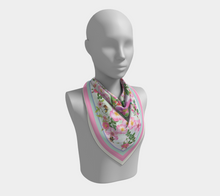 Load image into Gallery viewer, Wild Roses Silk Scarf
