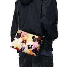 Load image into Gallery viewer, Pansies Crossbody bag
