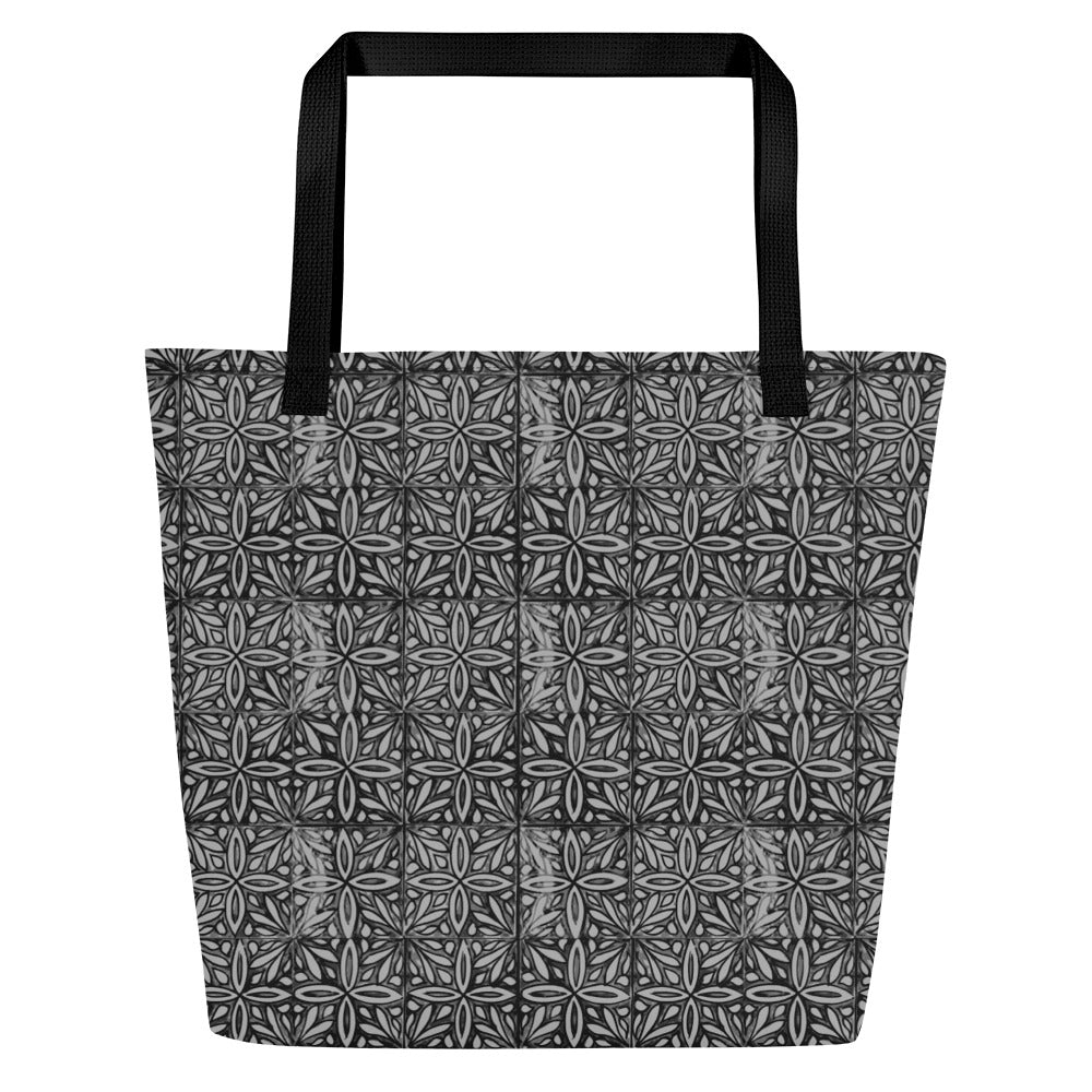 Tiles Large Tote Bag