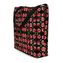 Load image into Gallery viewer, Pomegranate Large Tote Bag
