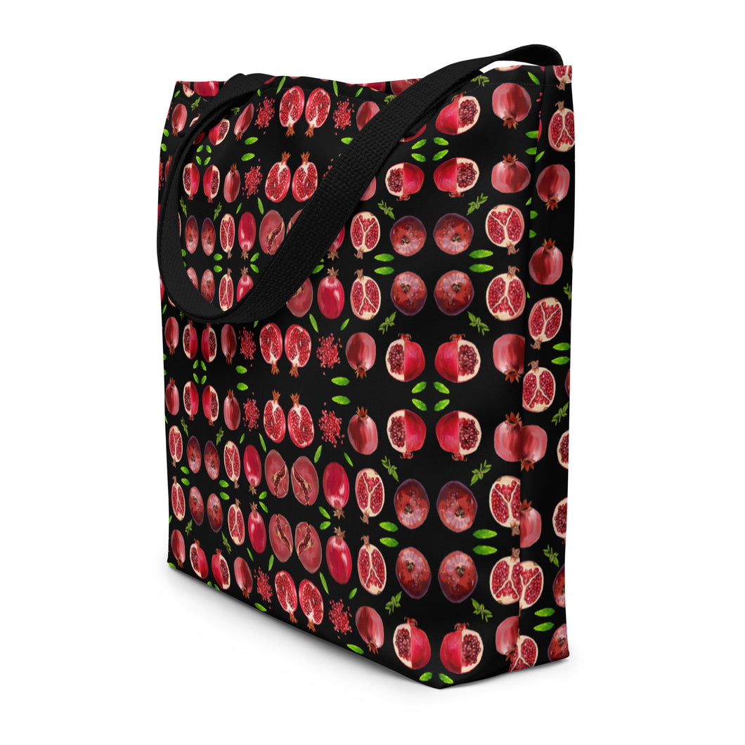 Pomegranate Large Tote Bag