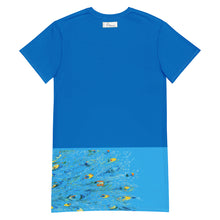 Load image into Gallery viewer, Peacock T-shirt dress
