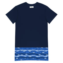 Load image into Gallery viewer, Origami boat T-shirt dress
