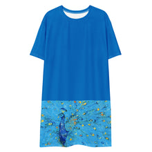 Load image into Gallery viewer, Peacock T-shirt dress
