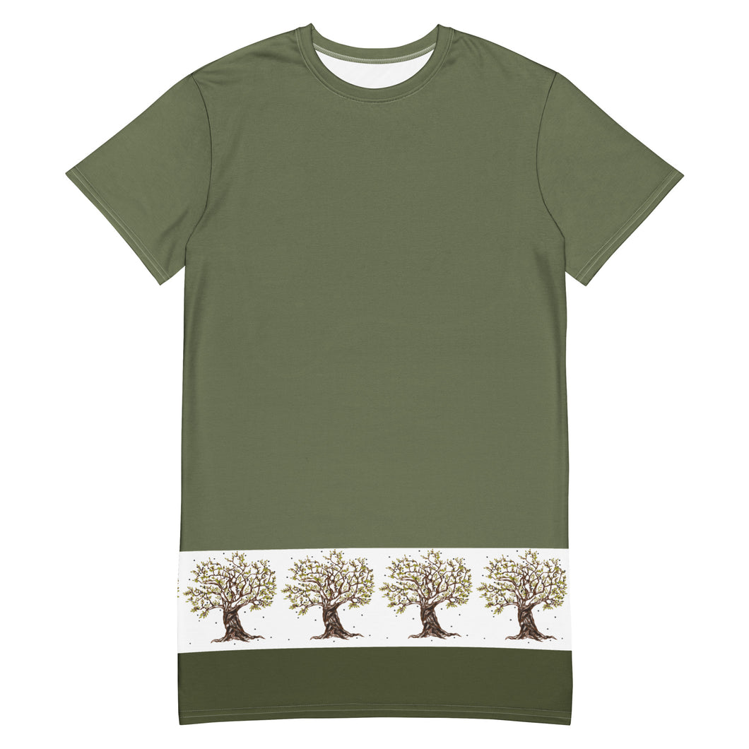 Olive Trees T-shirt dress