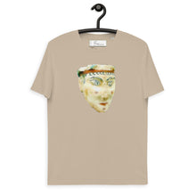 Load image into Gallery viewer, Head of Sphinx Unisex organic cotton t-shirt
