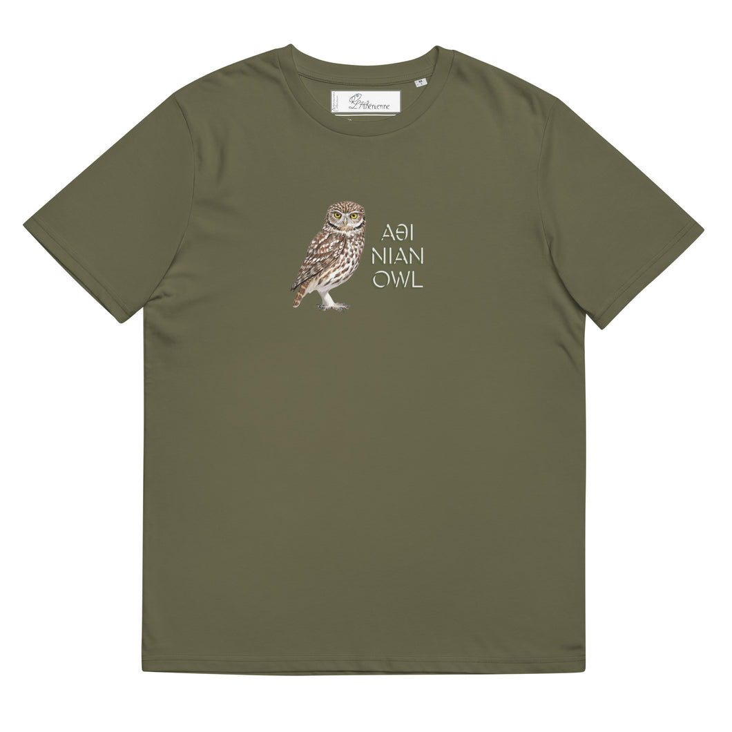 Athenian Owl Unisex organic cotton t-shirt