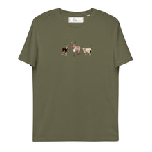 Load image into Gallery viewer, Greek Animal Trilogy Unisex organic cotton t-shirt
