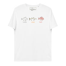 Load image into Gallery viewer, Fresh Fish Unisex organic cotton t-shirt
