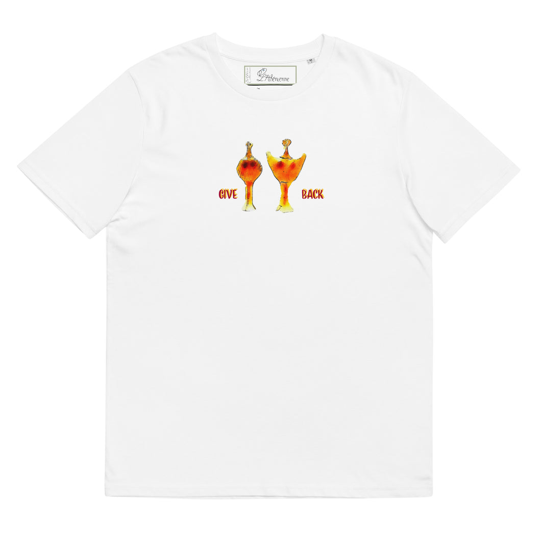 Phi and Psi figurines Unisex organic cotton t-shirt