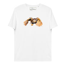 Load image into Gallery viewer, Flying Athene noctua  Unisex organic cotton t-shirt
