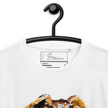 Load image into Gallery viewer, Flying Athene noctua  Unisex organic cotton t-shirt
