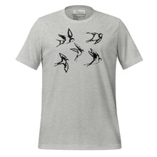 Load image into Gallery viewer, Minoan Swallows Unisex cotton t-shirt
