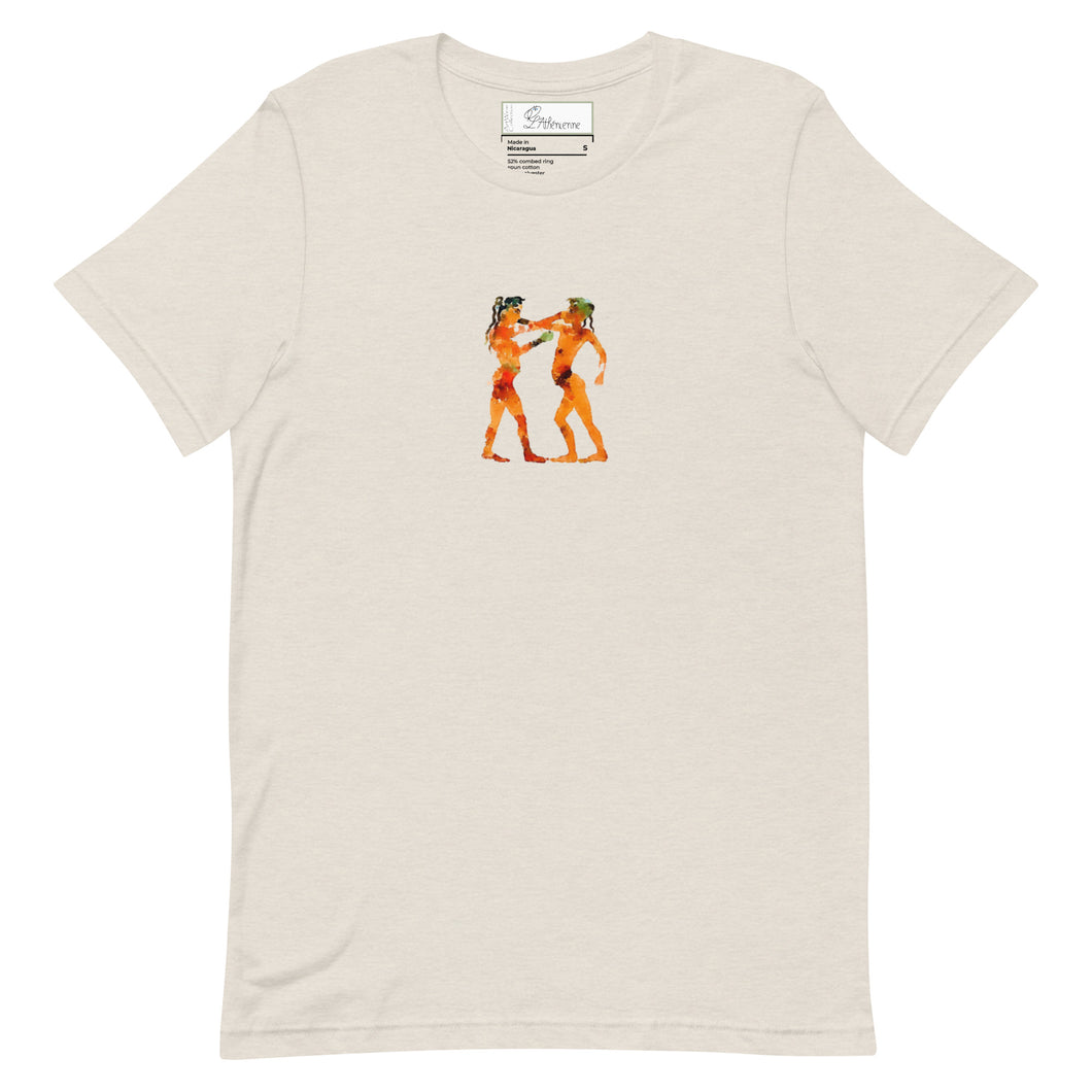 Minoan boxer Unisex cotton t-shirt