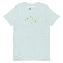 Load image into Gallery viewer, Minoan Dolphins Unisex Cotton t-shirt
