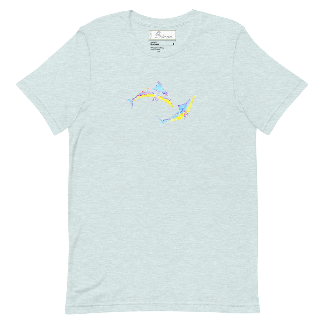 Minoan Dolphins Unisex Cotton t-shirt