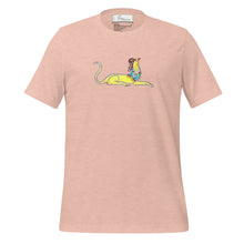 Load image into Gallery viewer, Minoan Griffin Peach Unisex cotton  t-shirt
