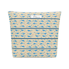 Load image into Gallery viewer, Minoan Dolphins Cotton Pouch Bag
