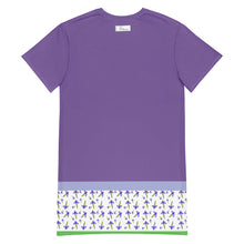 Load image into Gallery viewer, Iris hellenica T-shirt dress
