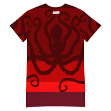 Load image into Gallery viewer, Minoan Octapus T-shirt dress
