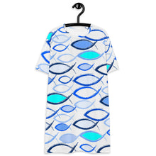 Load image into Gallery viewer, Fishies T-shirt dress
