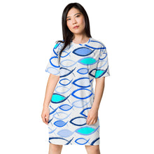 Load image into Gallery viewer, Fishies T-shirt dress
