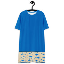 Load image into Gallery viewer, Minoan dolphins T-shirt dress
