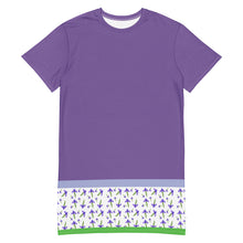 Load image into Gallery viewer, Iris hellenica T-shirt dress
