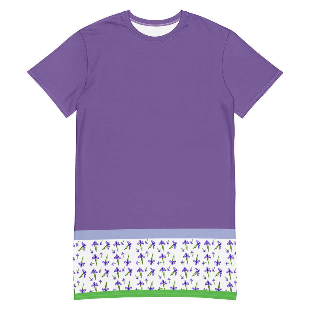 Iris hellenica T-shirt dress