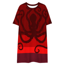 Load image into Gallery viewer, Minoan Octapus T-shirt dress
