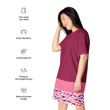 Load image into Gallery viewer, SeagullsT-shirt dress
