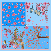 Load image into Gallery viewer, Almond blossom Silk Square
