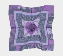 Load image into Gallery viewer, Wild Anemones Silk Square
