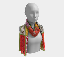 Load image into Gallery viewer, Fruit Salad Silk Scarf
