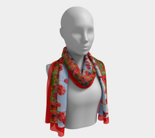 Load image into Gallery viewer, Poppies Silk Scarf
