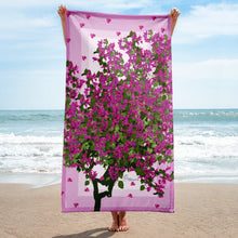 Load image into Gallery viewer, Bougainvillea Beach Towel
