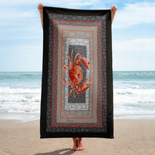 Load image into Gallery viewer, Crab Beach Towel
