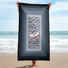 Load image into Gallery viewer, Origami Boat Beach Towel
