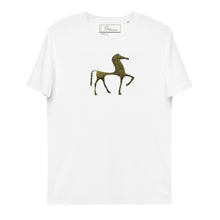 Load image into Gallery viewer, Bronze Horse Unisex organic cotton t-shirt
