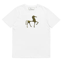 Load image into Gallery viewer, Bronze Horse Unisex organic cotton t-shirt
