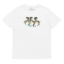 Load image into Gallery viewer, Ladies in blue unisex organic cotton t-shirt
