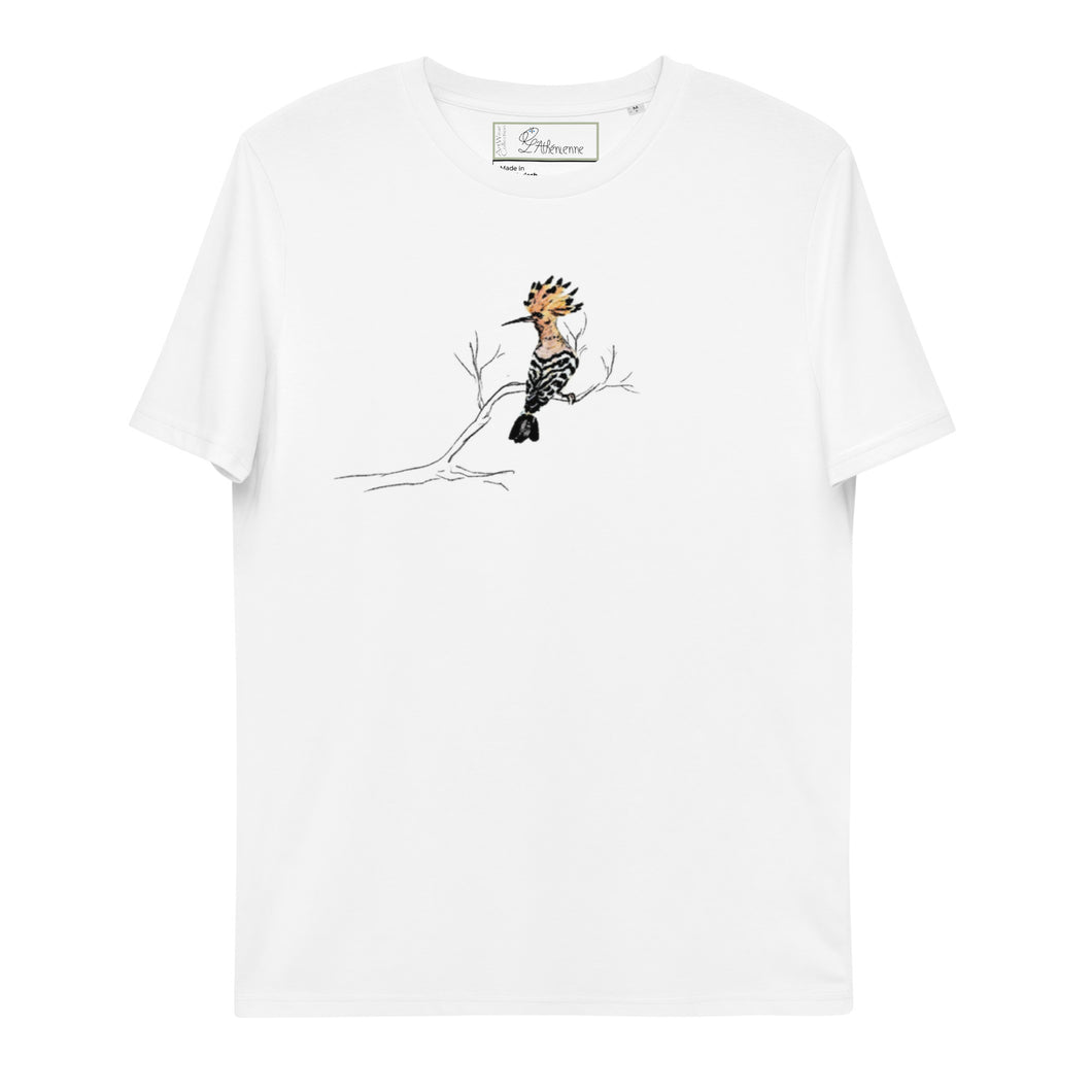 Hoopoe Unisex organic cotton t-shirt